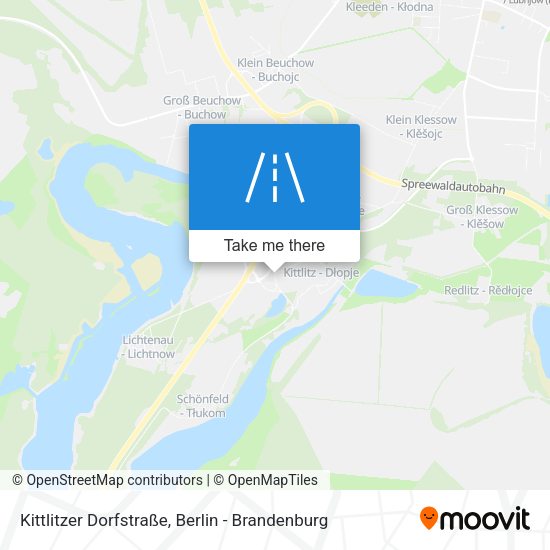Kittlitzer Dorfstraße map
