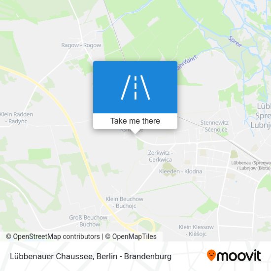 Lübbenauer Chaussee map