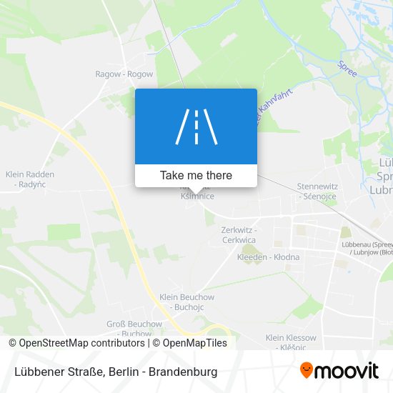 Lübbener Straße map