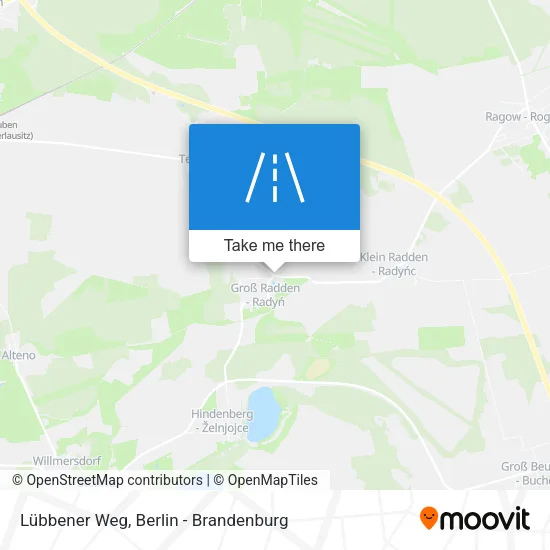 Карта Lübbener Weg