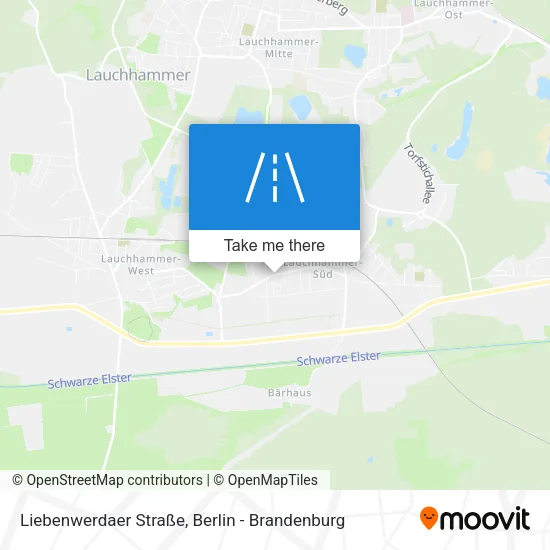 Карта Liebenwerdaer Straße
