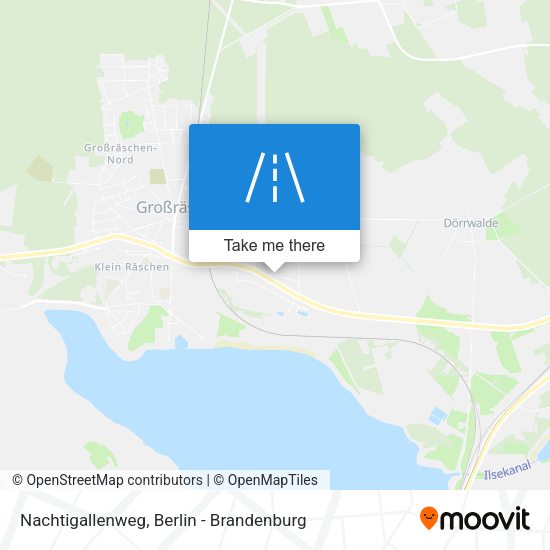 Nachtigallenweg map