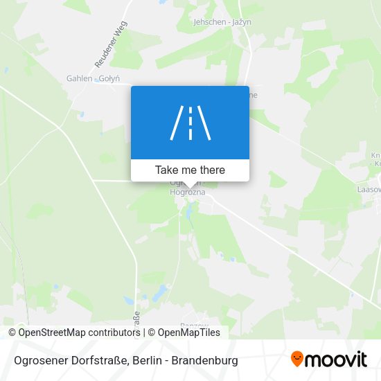 Ogrosener Dorfstraße map