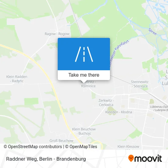 Карта Raddner Weg