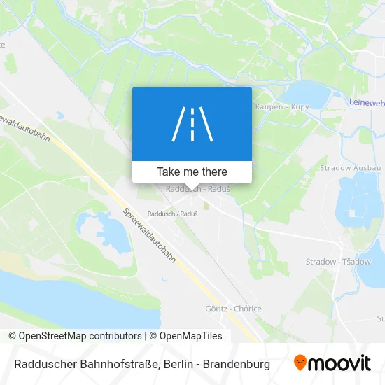 Radduscher Bahnhofstraße map