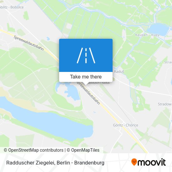 Radduscher Ziegelei map