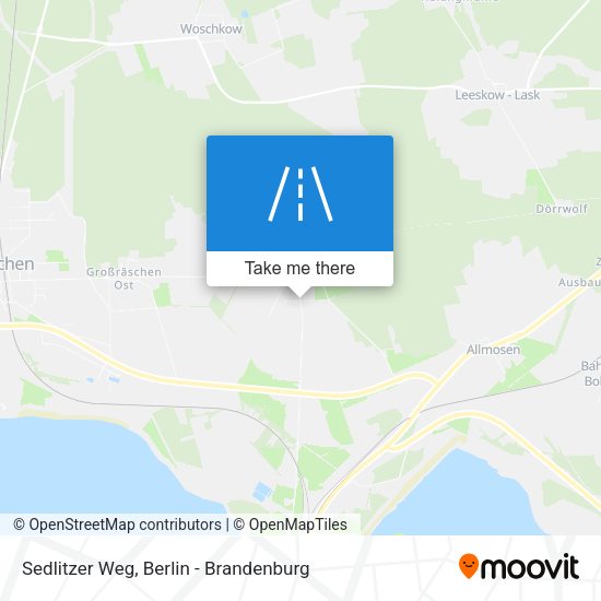 Sedlitzer Weg map