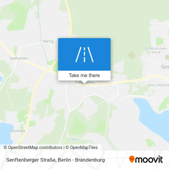 Карта Senftenberger Straße