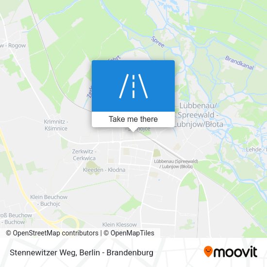 Stennewitzer Weg map