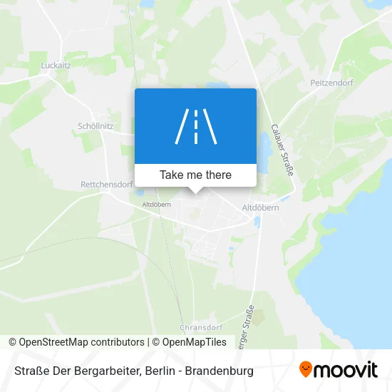 Карта Straße Der Bergarbeiter