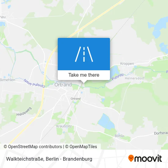 Walkteichstraße map