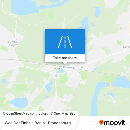 Карта Weg Der Einheit