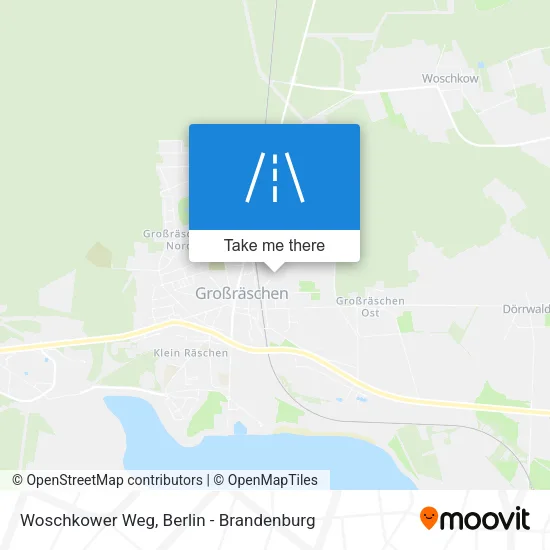 Карта Woschkower Weg