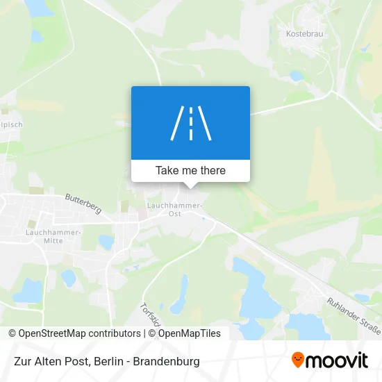 Карта Zur Alten Post