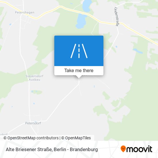 Alte Briesener Straße map