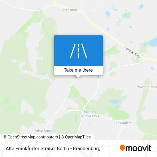 Карта Alte Frankfurter Straße