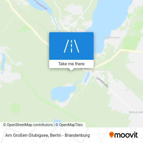 Карта Am Großen Glubigsee