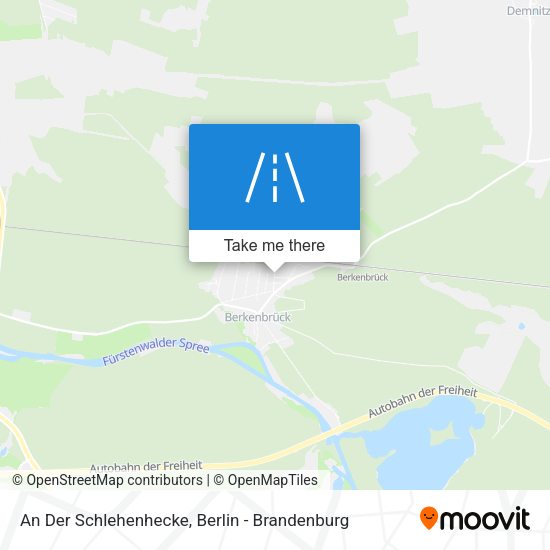 An Der Schlehenhecke map