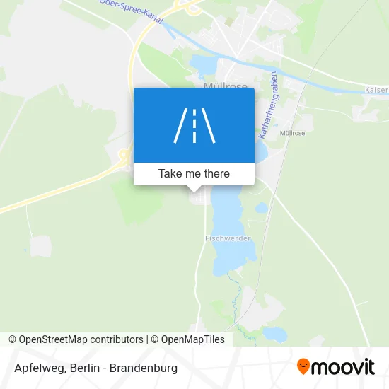 Карта Apfelweg