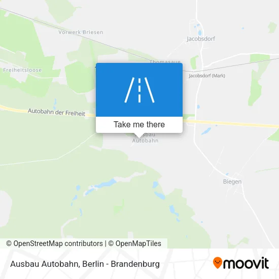 Карта Ausbau Autobahn