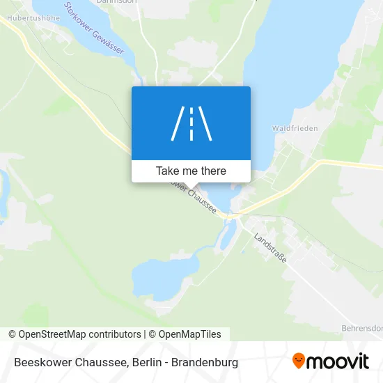 Beeskower Chaussee map
