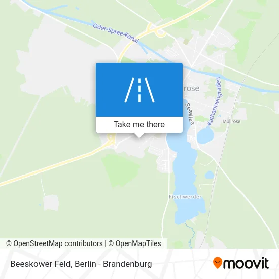 Beeskower Feld map