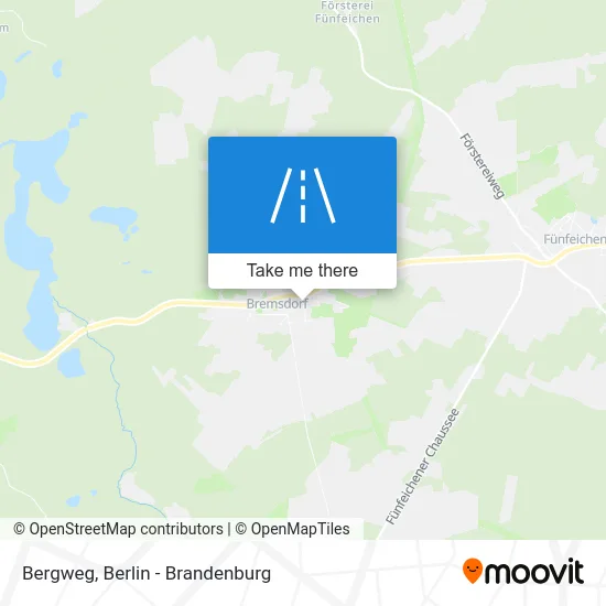 Bergweg map