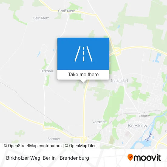 Birkholzer Weg map