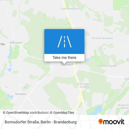 Карта Bomsdorfer Straße