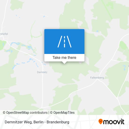 Demnitzer Weg map