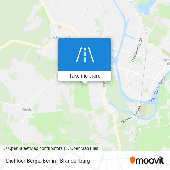 Diehloer Berge map