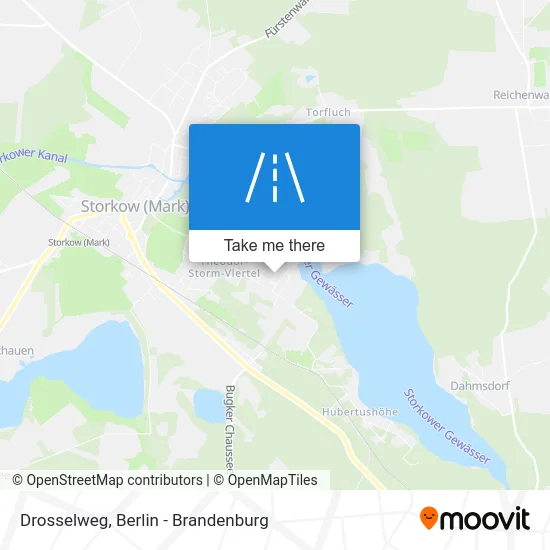 Drosselweg map