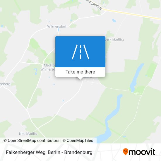 Falkenberger Weg map