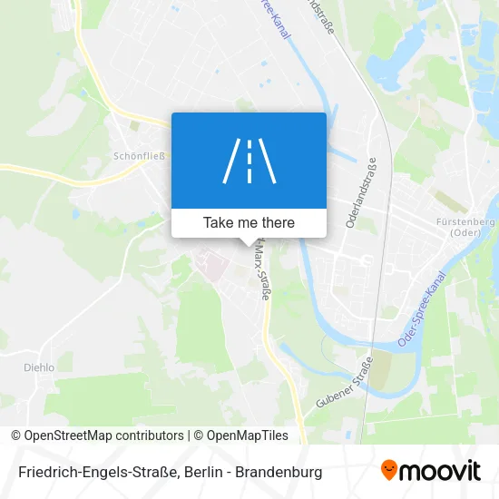 Карта Friedrich-Engels-Straße