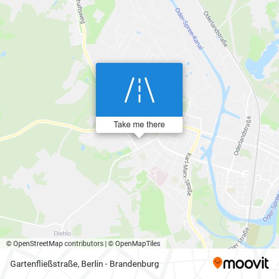 Gartenfließstraße map