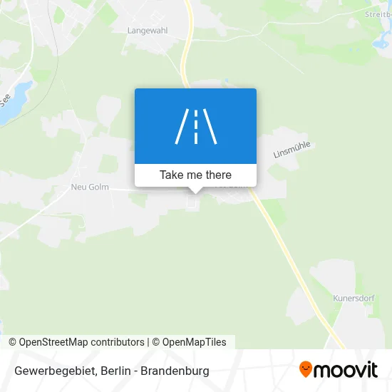 Gewerbegebiet map