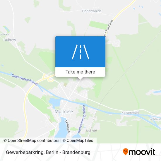 Gewerbeparkring map
