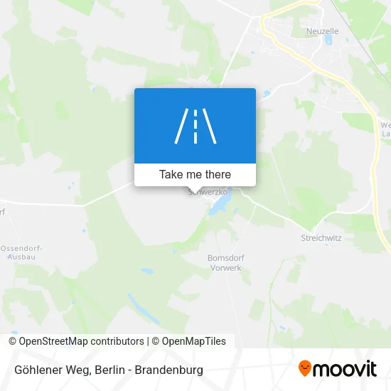 Карта Göhlener Weg