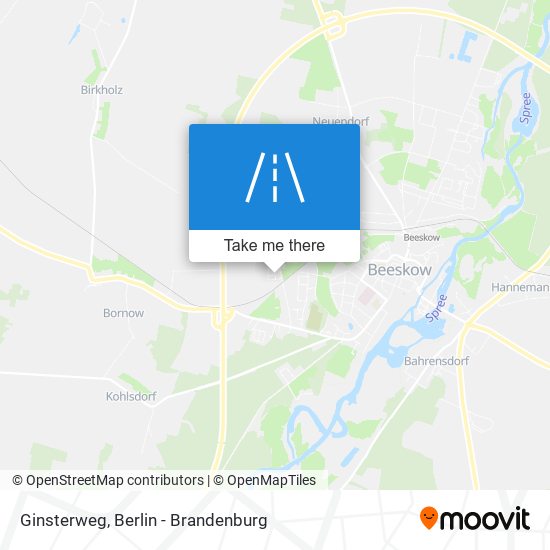 Ginsterweg map