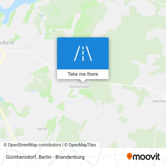 Günthersdorf map
