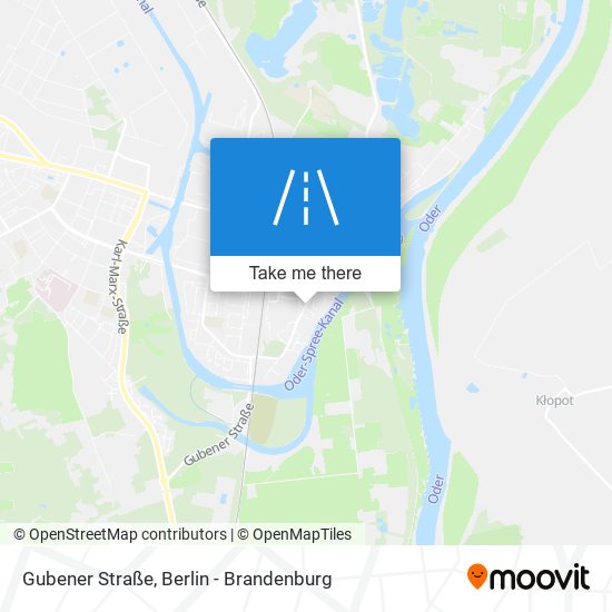 Gubener Straße map