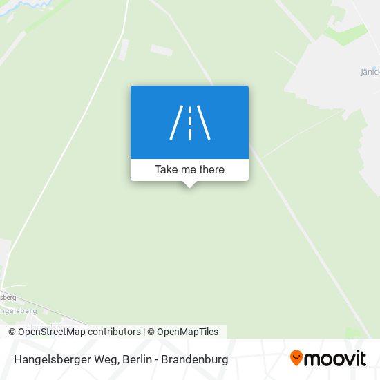 Hangelsberger Weg map