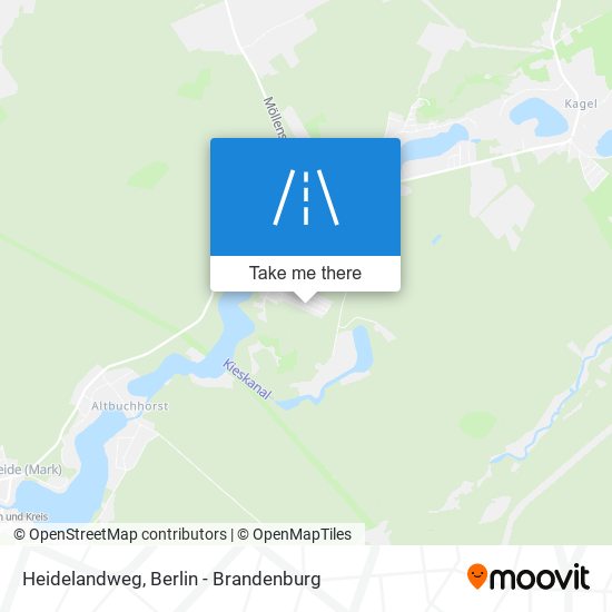 Heidelandweg map