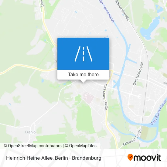 Карта Heinrich-Heine-Allee