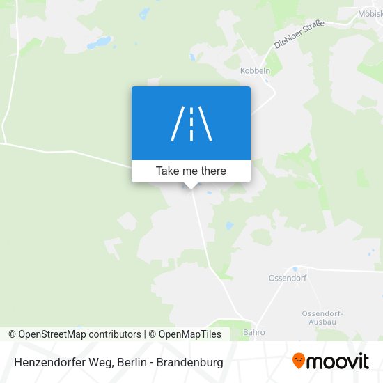 Henzendorfer Weg map