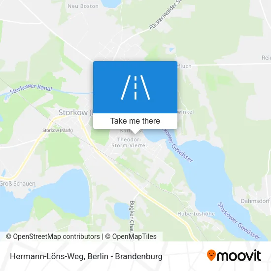 Карта Hermann-Löns-Weg