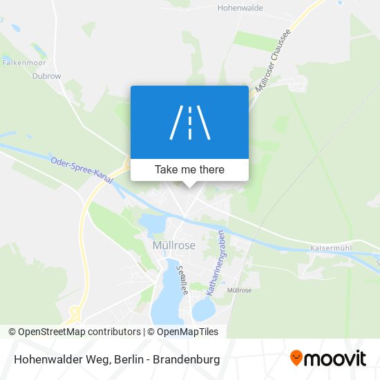 Hohenwalder Weg map