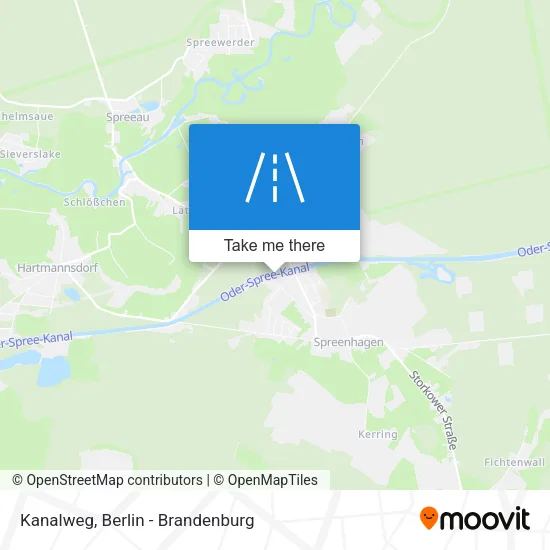 Карта Kanalweg