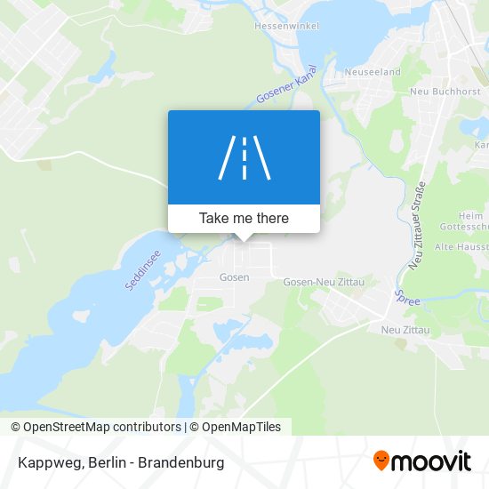 Kappweg map