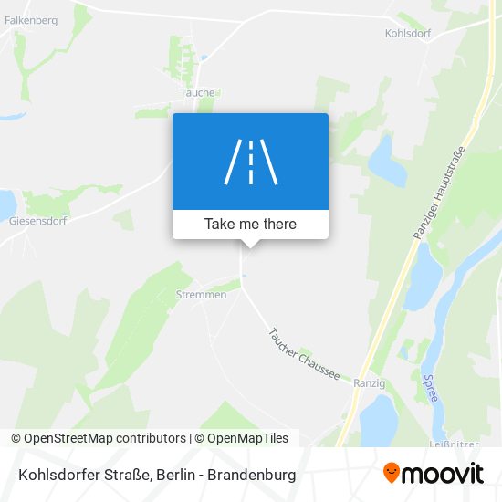 Карта Kohlsdorfer Straße